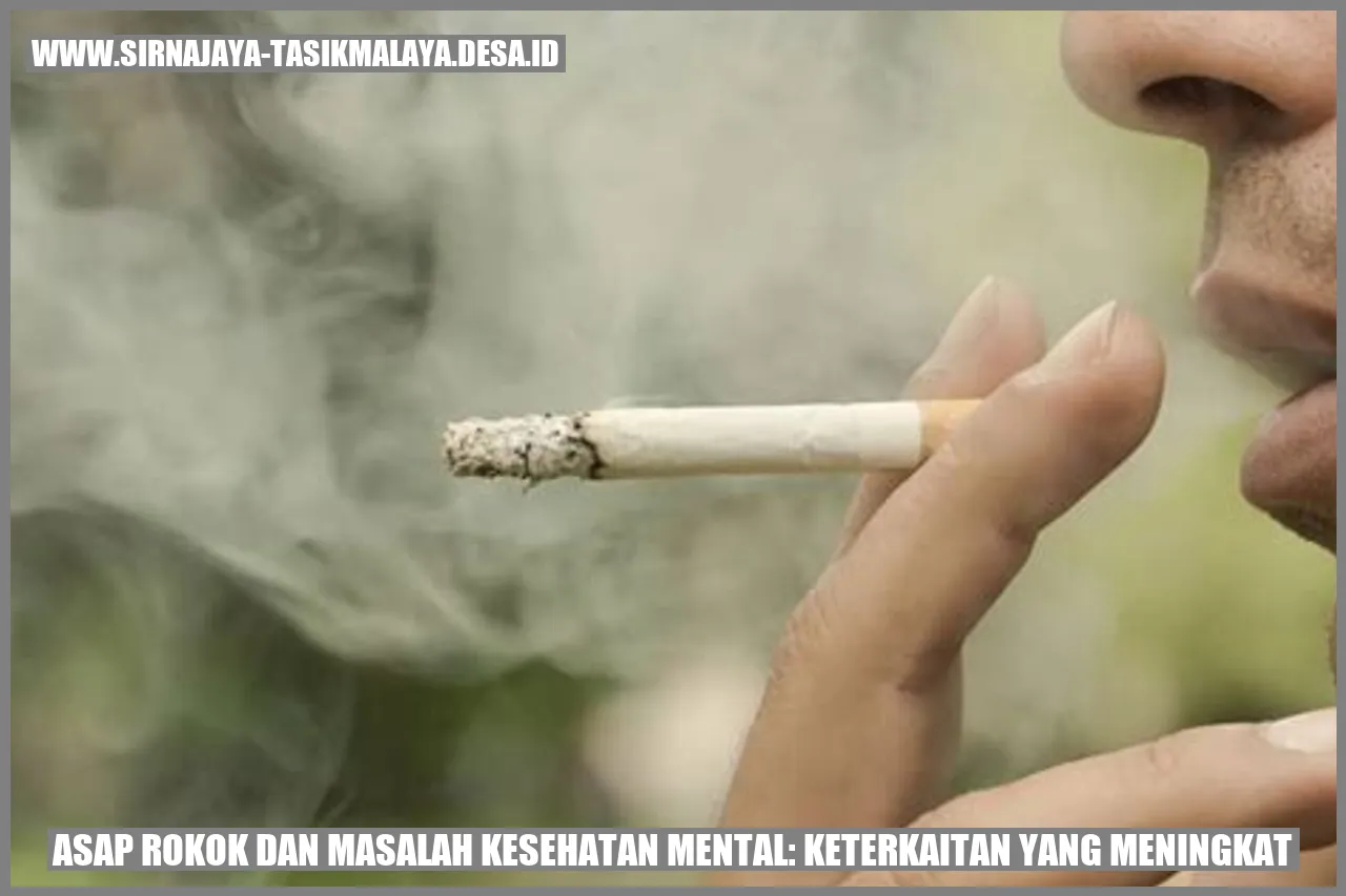 Asap Rokok dan Masalah Kesehatan Mental: Keterkaitan yang Meningkat