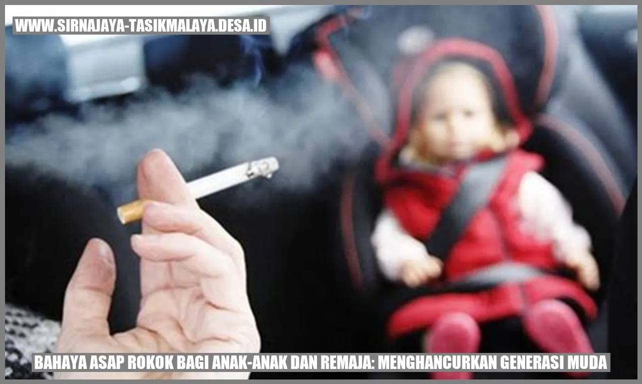 Bahaya Asap Rokok bagi Anak-anak dan Remaja: Menghancurkan Generasi Muda