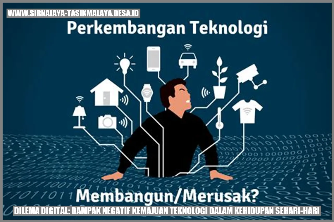 Dilema Digital: Dampak Negatif Kemajuan Teknologi dalam Kehidupan Sehari-hari