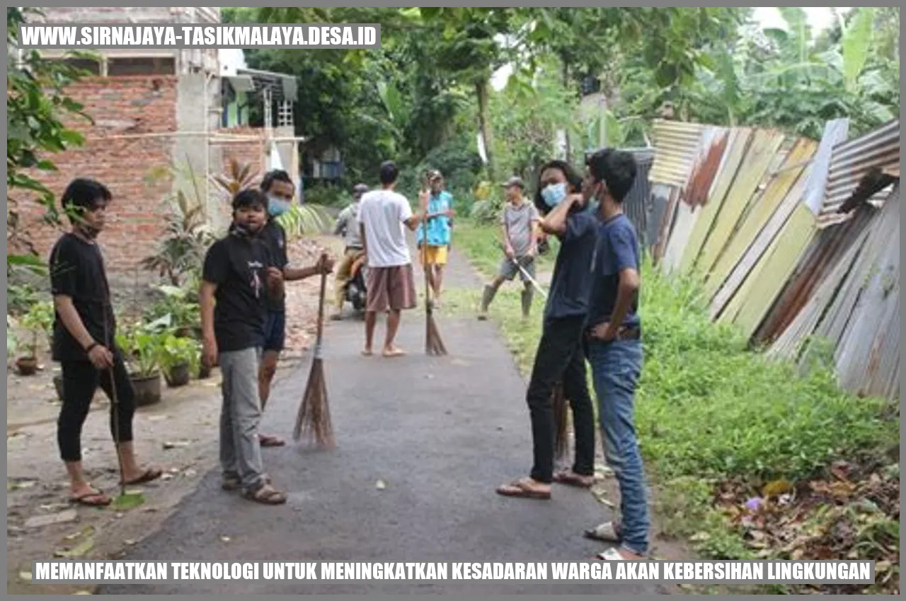 Memanfaatkan Teknologi untuk Meningkatkan Kesadaran Warga akan Kebersihan Lingkungan