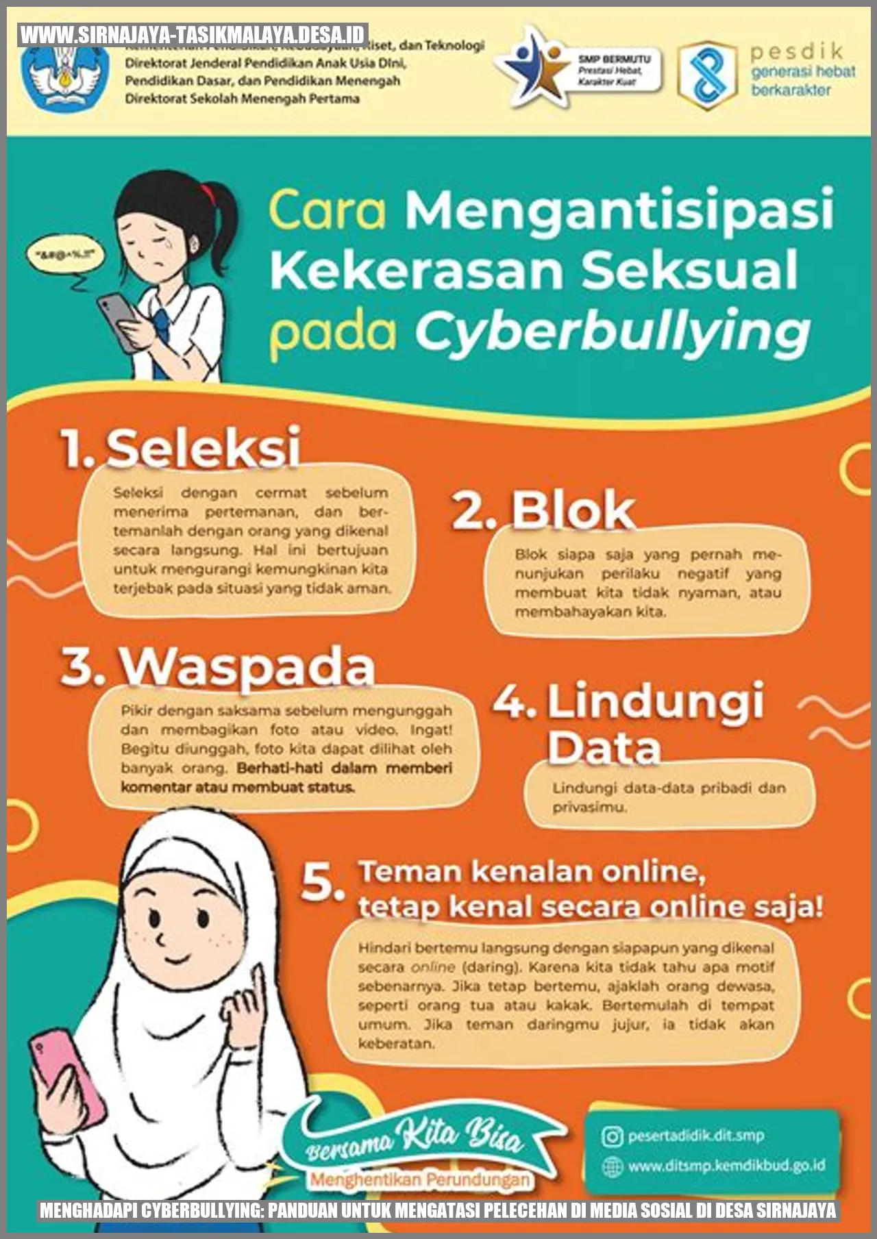 Gambar Cyberbullying di Desa Sirnajaya