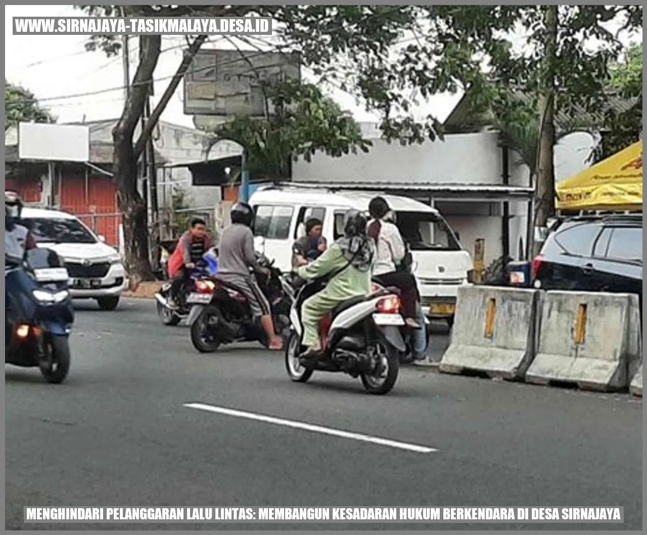 Kesadaran Hukum Berkendara di Sirnajaya