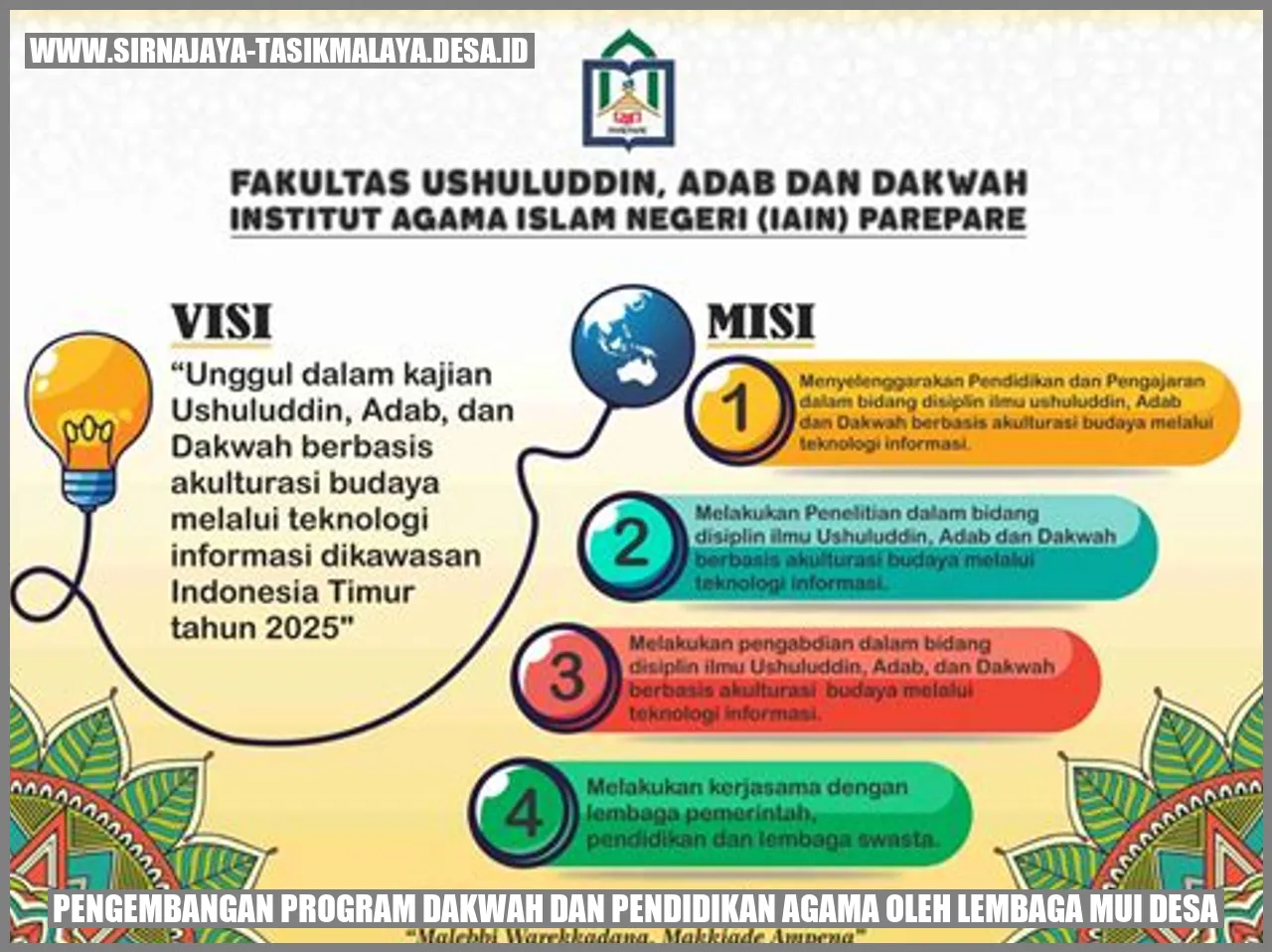 Pengembangan Program Dakwah dan Pendidikan Agama oleh Lembaga MUI Desa