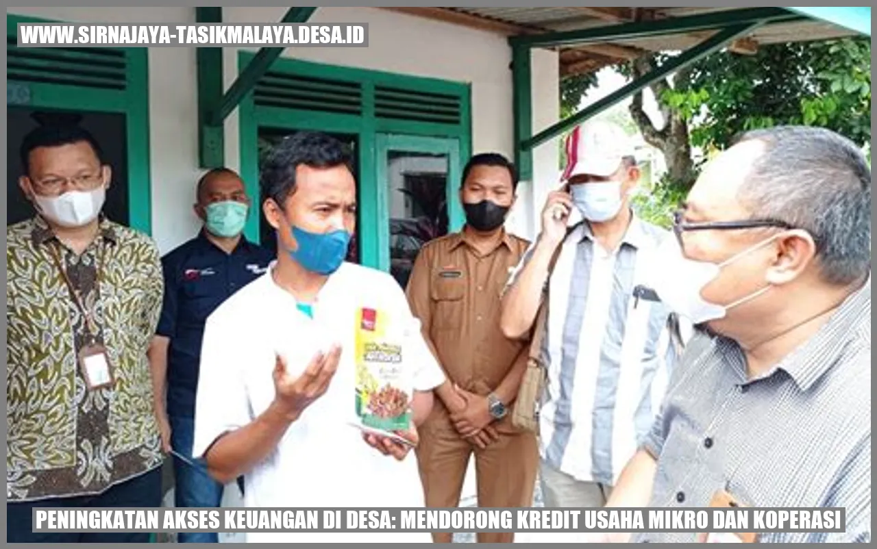 Peningkatan Akses Keuangan di Desa: Mendorong Kredit Usaha Mikro dan Koperasi