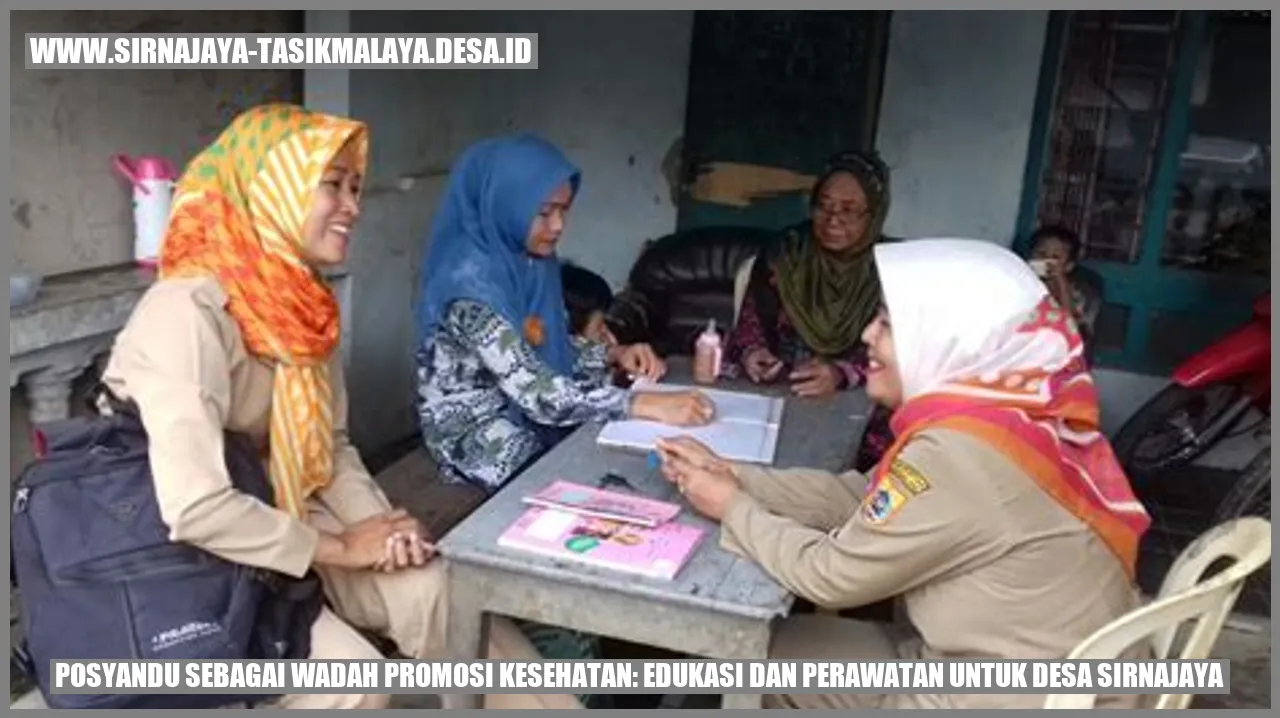 Posyandu Sebagai Wadah Promosi Kesehatan: Edukasi dan Perawatan untuk Desa Sirnajaya