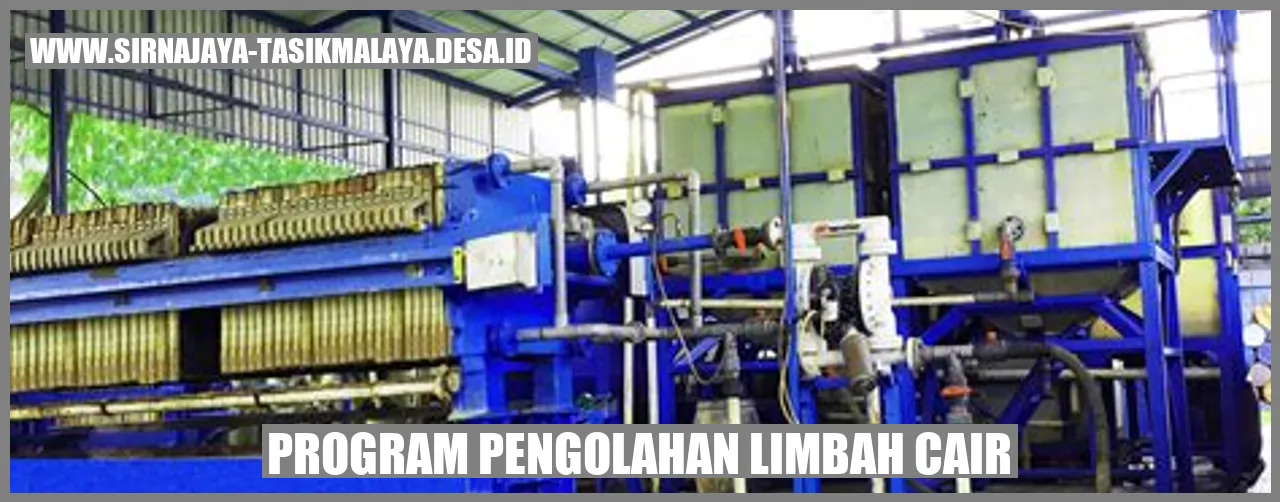 Program Pengolahan Limbah Cair